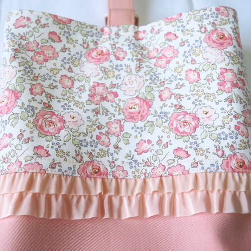 受注製作 リバティ フェリシテ フリル 上履き入れ 上靴入れ 幼稚園  