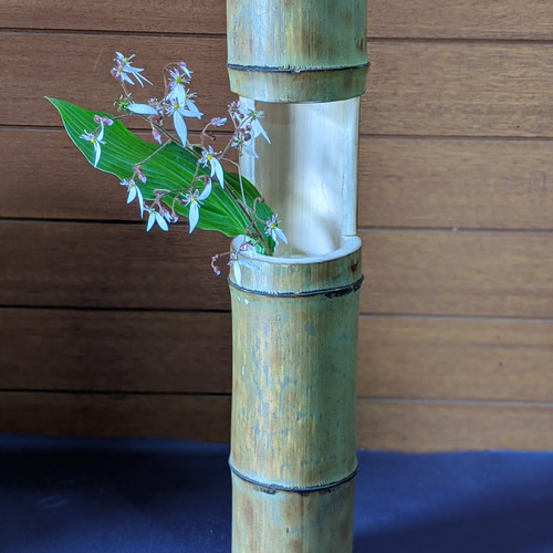 竹筒花差しC 一輪挿し・花瓶・花器 竹細工職人kazu 通販 11774243