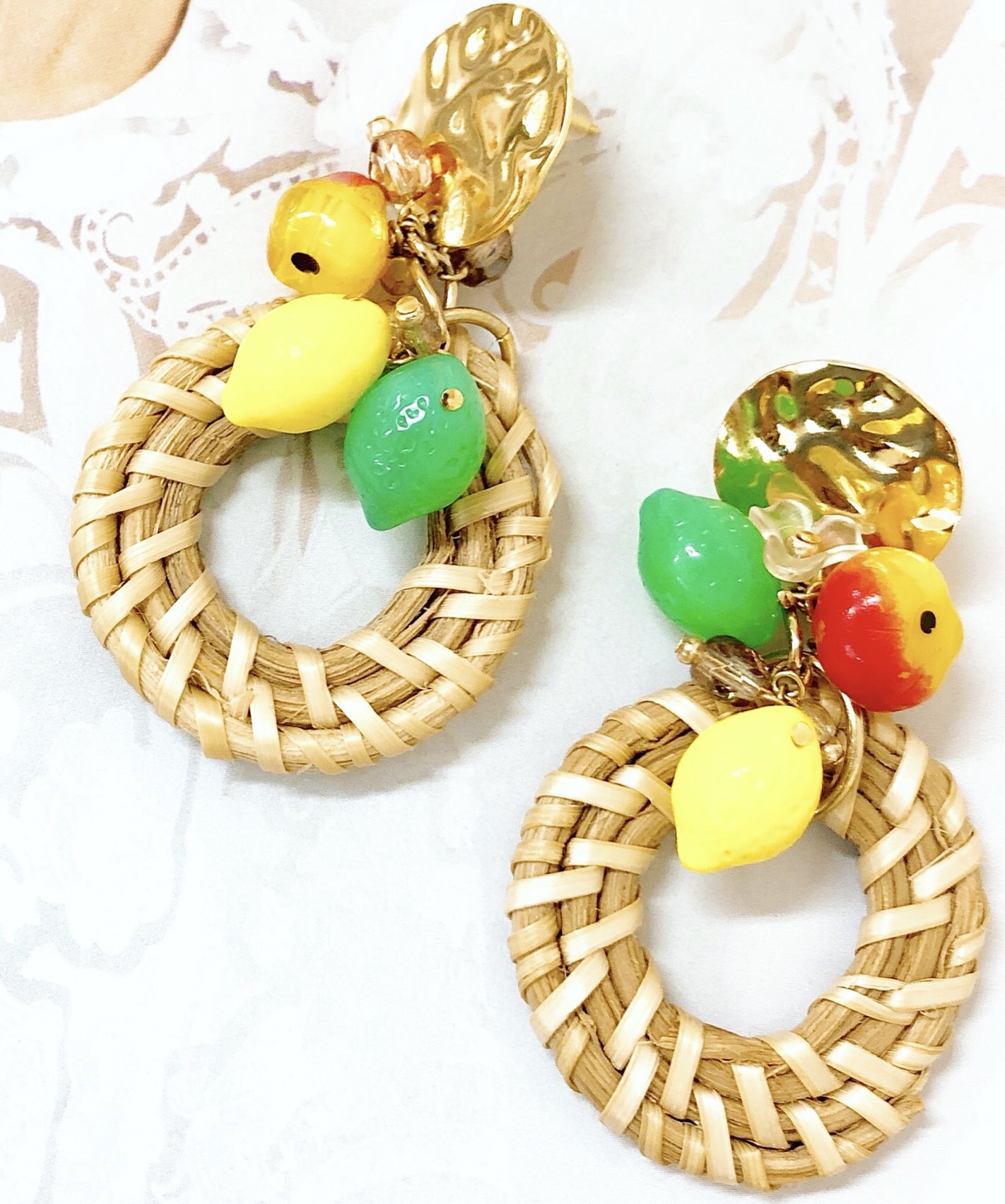 ◆送料無料◆カラフルなフルーツバスケットリング