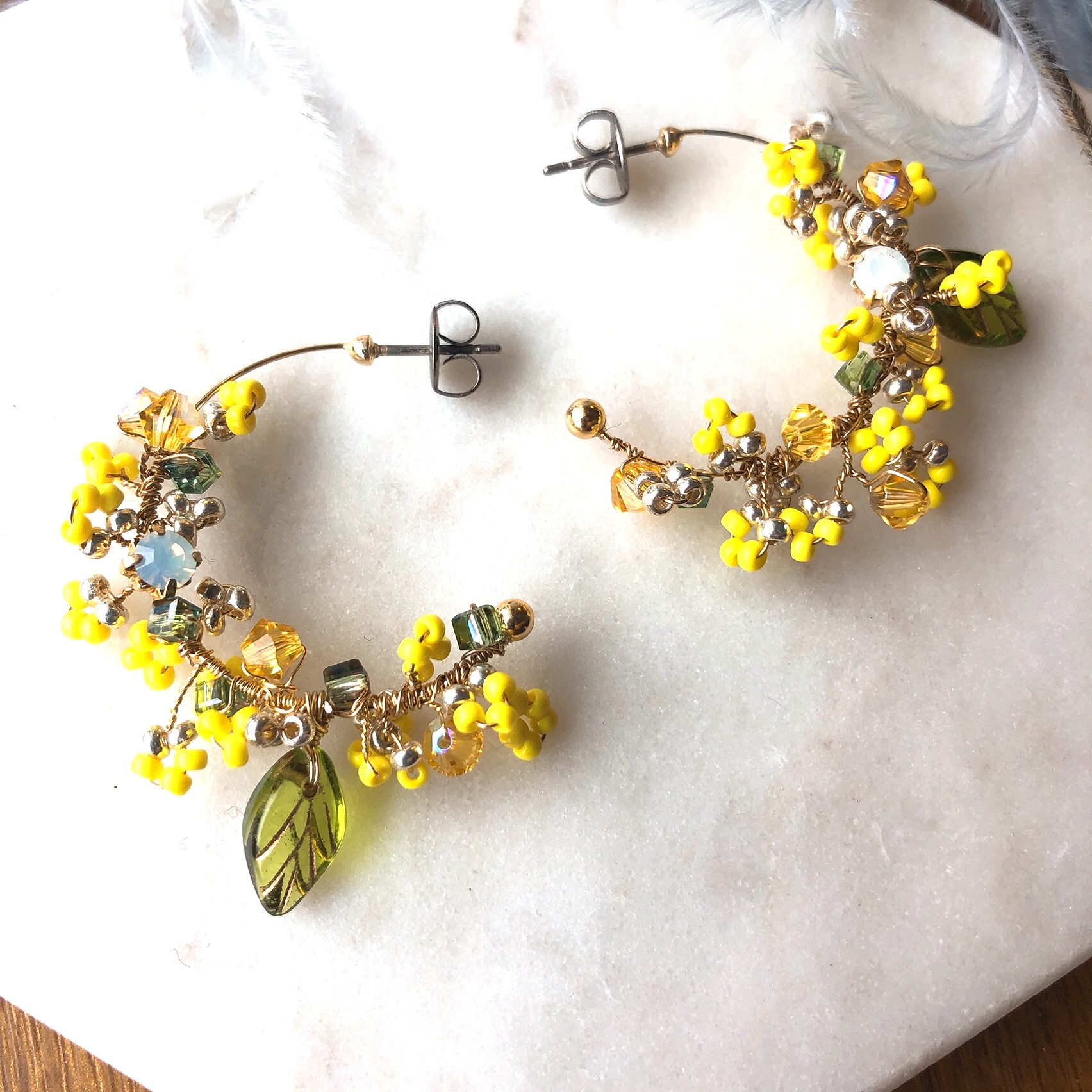 Mimosa hoop -to love-