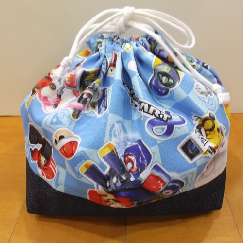 マリオカート柄 お弁当袋 巾着 きんちゃく 雑貨・その他 やまちゃん