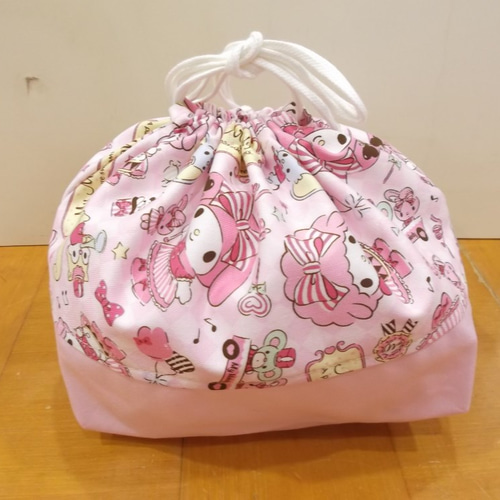マイメロ柄 お弁当袋 巾着 きんちゃく 雑貨・その他 やまちゃん 通販