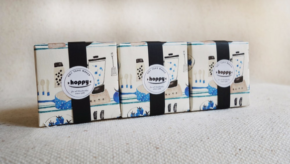 【hoppy】Mini Box-Cook1 廚具藍紙膠帶 / GTIN : 4713077970690 第3張的照片