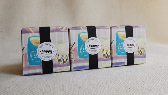 【hoppy】Mini Box-Cup2 杯子紫藍紙膠帶 / GTIN : 4713077970867 第3張的照片