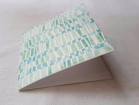 【TooL】和紙卡片組 Washi Card-Chunk Green / GTIN : 4713077971604 第2張的照片