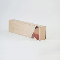 特製拼木鋼筆盒no.01 - 山毛櫸 x 大美木豆 第3張的照片