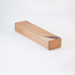 特製拼木鋼筆盒no.03 - 櫻桃木 x 山毛櫸 第1張的照片