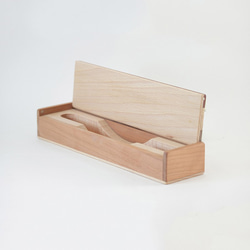 特製拼木鋼筆盒no.04 - 櫻桃木 x 山毛櫸 第8張的照片