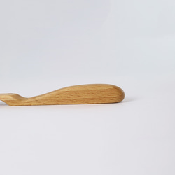 木製のバランスジャム、バターナイフ - 慣性右手xブナ 2枚目の画像
