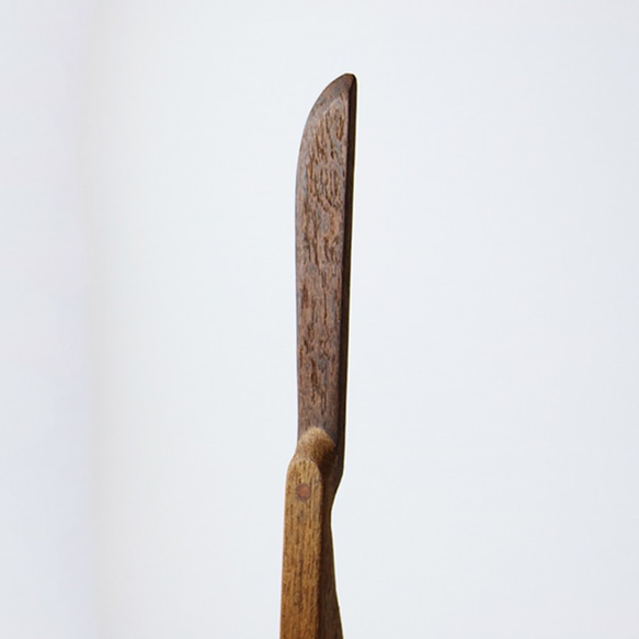 木製平衡果醬、奶油刀 - 慣性右手 x 柚木 第3張的照片