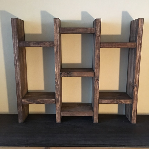 受注製作】アンティーク風 でこぼこ ディスプレイ棚 棚