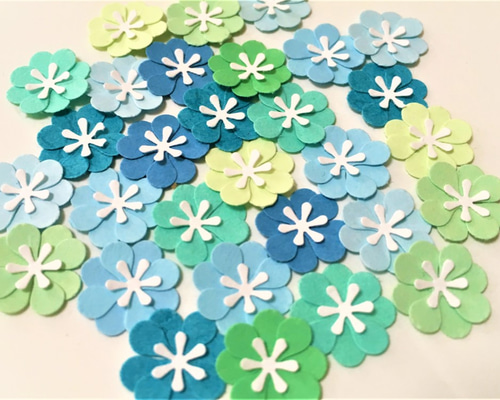 クラフトパンチ 青緑系50枚セット その他素材 haruhisa 通販 6194153