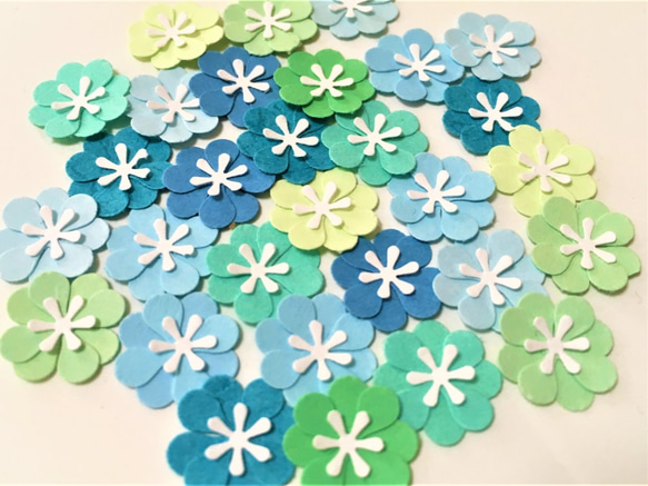 クラフトパンチ 青緑系50枚セット その他素材 haruhisa 通販 6194153