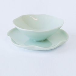宋●花宴 - 花盤 青瓷 食器 餐盤 置物盤 茶盤 器皿 第3張的照片
