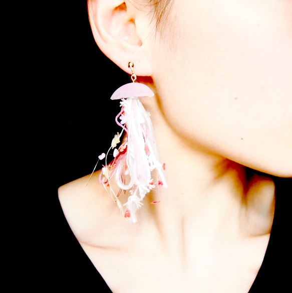 Jumpin' jelly fishes -Heart- pierce/earring 4枚目の画像