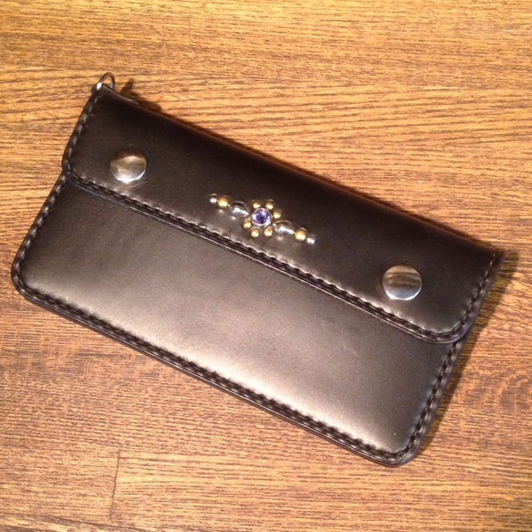 スタッズトラッカーウォレット 長財布 Flatfield.l.f 通販