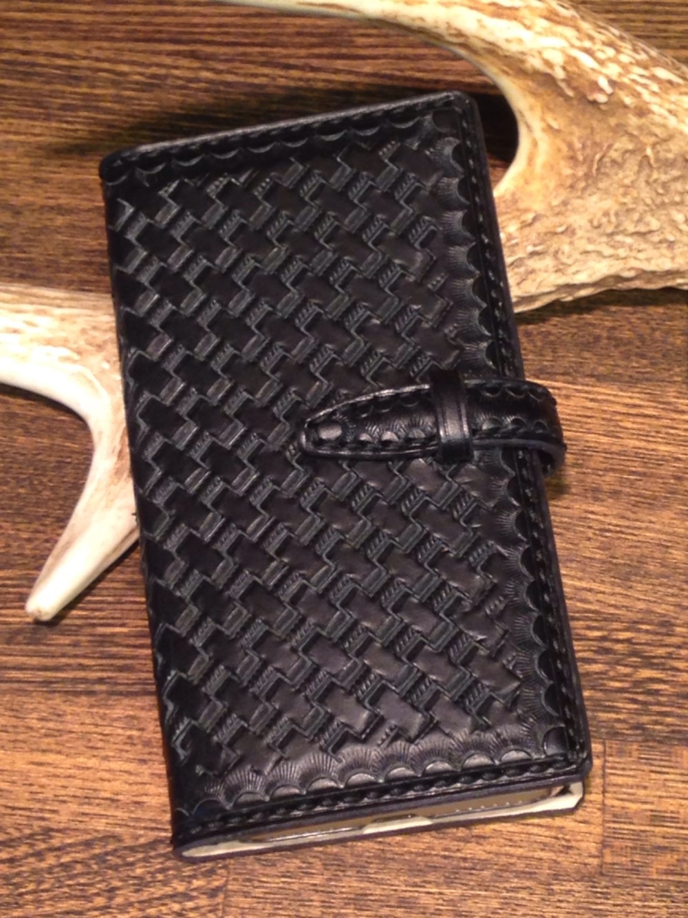 iPhone6/7/8ケース バスケット　黒