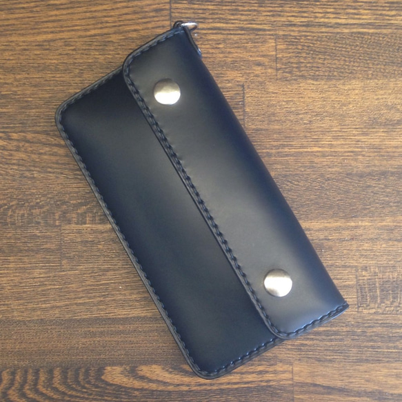 ブッテーロ トラッカーウォレット ニッケル 長財布 Flatfield.l.f 通販