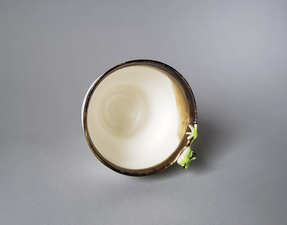アマガエルのフリーカップ(白) 5枚目の画像