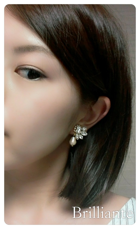 Papillon Earring【ゴールドカラー】 5枚目の画像