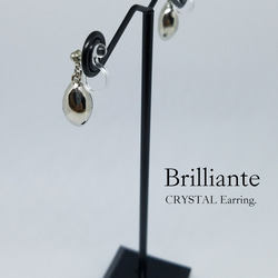 CRYSTAL Earring / Pierce (シルバー) 2枚目の画像