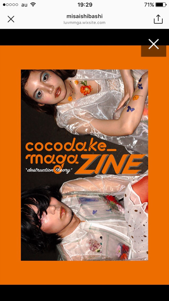 ZINE『cocodake-magaZINE vol.1』 1枚目の画像