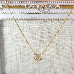 送料無料✴︎14kgf✴︎ シャンパンクオーツ　オニオンネックレス　シンプルな一粒ネックレス　高品質　宝石質　天然石 3枚目の画像