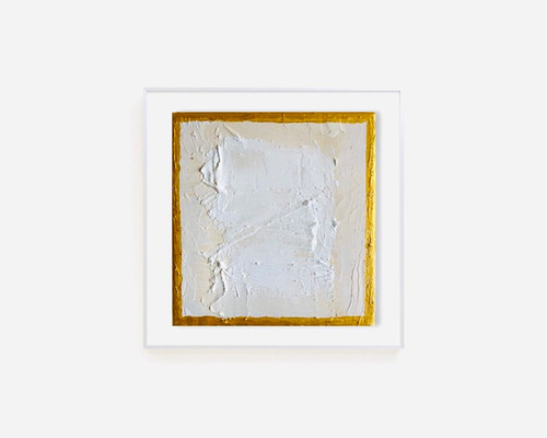 No.5 抽象画 アートパネル 正方形 ゴールドの絵 北欧 おしゃれ モダン