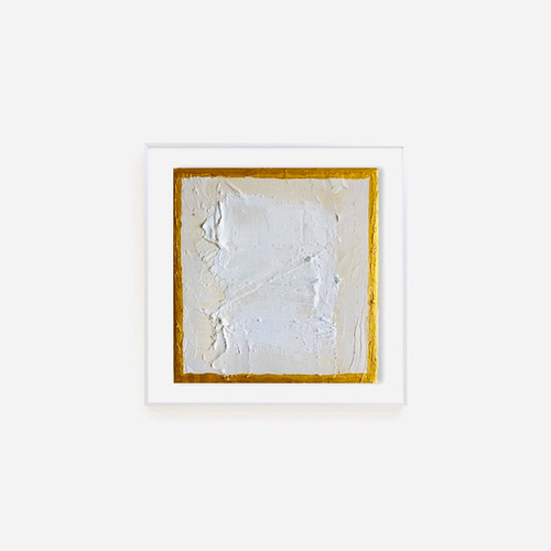 No.5 抽象画 アートパネル 正方形 ゴールドの絵 北欧 おしゃれ モダン