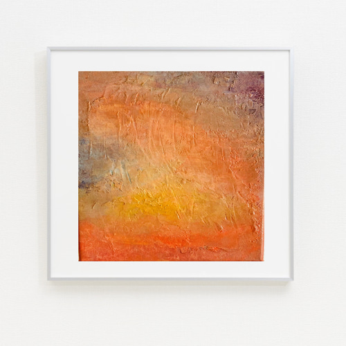 No.7 抽象画 モダンアート おしゃれ 夕焼け サンセット 北欧