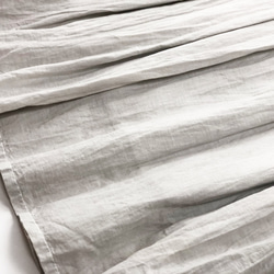 ベンガラ染めのギャザースカート *light gray* 3枚目の画像