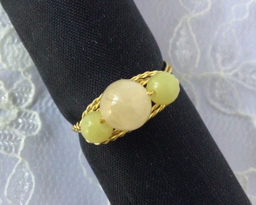 no.0073 マラカイトとレモンジェイド no.0073 マラカイトとレモンジェイド