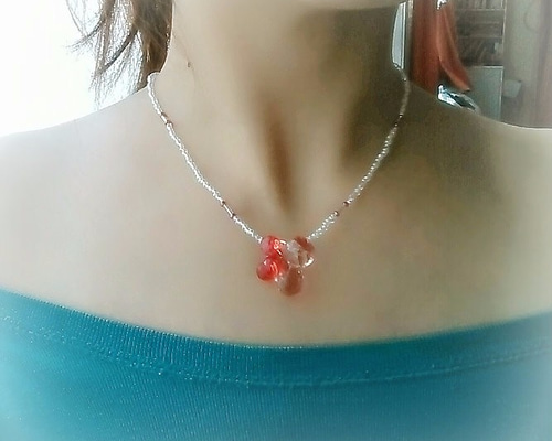 【新品未開封】パラダイスキス　ネクタイネックレス　happy berry HAPPY BERRY × HEIHEI ネクタイネックレス WHITE | HEIHEI