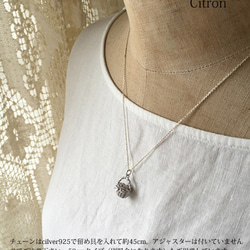 【kazu*さまセミオーダー】花かごのネックレス : silver（silver925） 4枚目の画像