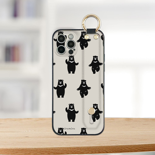 シュールに陽気なクマさん miru02-870 iPhone android ほぼ全