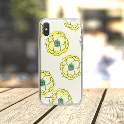 欧風 anemone 水彩 鮮やか iPhoneケース android スマホケース ほぼ全機種対応 flow430 1枚目の画像