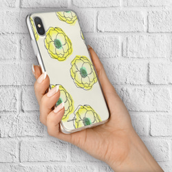 欧風 anemone 水彩 鮮やか iPhoneケース android スマホケース ほぼ全機種対応 flow430 2枚目の画像