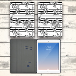 モダンフラワー 1811-210 iPad タブレット iPadmini5 android ほぼ全機種 3枚目の画像