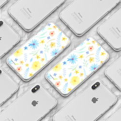 【再販】ウォーターカラーの花々 1811-300 Apple iPhone android スマホケース ほぼ全機種対応 3枚目の画像