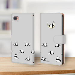パンダ型ビジューiPhoneケース dzdx16672.jpg