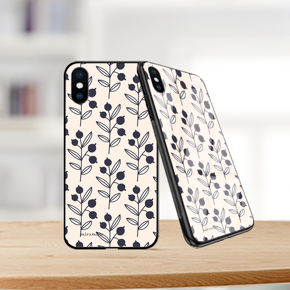 大人可愛い北欧パターン miru01-140 ハイブリッドケース iPhone