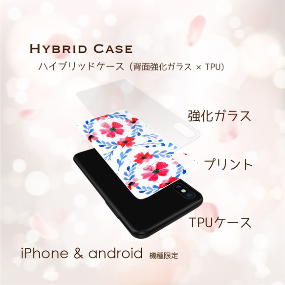[新]歐洲花水彩miru02-450 iPhone android混合案例 第3張的照片
