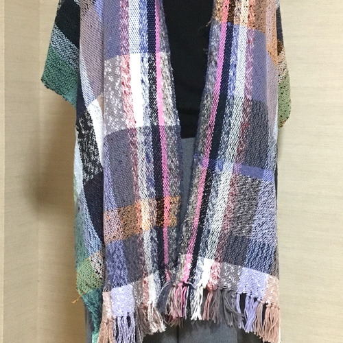 さをり織りストール ストール うえにし けんいち 通販 6863661｜Creema