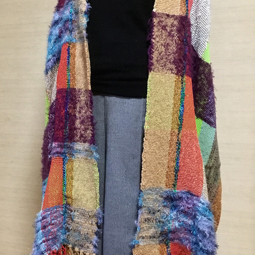 さをり織りストール ストール うえにし けんいち 通販 8413644