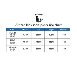 MERMEO【SP-42】90-100 | アフリカンファブリック ショートパンツ 7枚目の画像