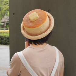 【受注生産】夏のホットケーキハット 5枚目の画像