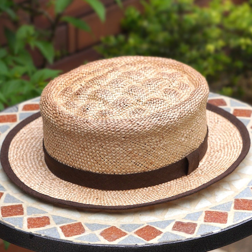 KENT BREAD HAT　アップルパイ麦わら帽子　カンカン帽 受注生産】麦わらアップルパイハット ハット KENT BREAD HAT 通販