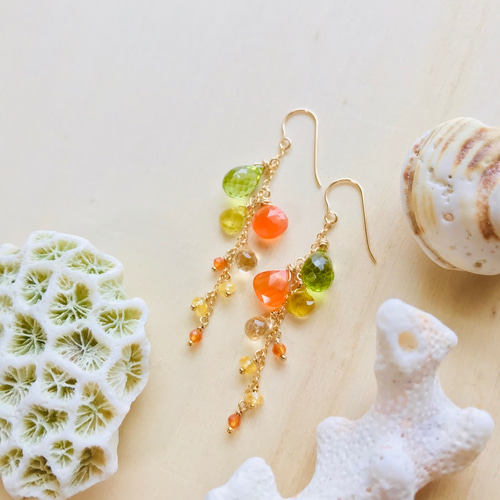 ピアス 14kgf パール ゴールド ピアス 14KGF | TSUBUZ