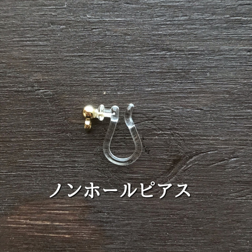 14kgf ビタミンカラーピアス ピアス（フック・チェーン） Cedar forest