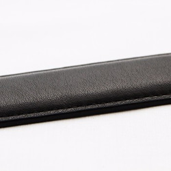 メンズビジネスフレンチカーフベルト（黒）（W36（ウエストサイズ91.5cm）） 5枚目の画像